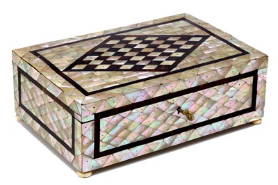 Lot 191 - A FINE OTTOMAN MOTHER OF PEARL AND...