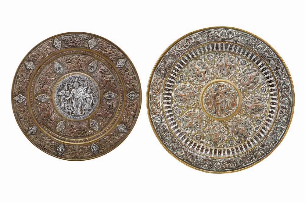 Lot 220 - TWO SOUTH INDIAN 'GANGA JUMNA'...