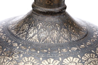 Lot 235 - TWO SOUTH INDIAN BIDAR BIDRI WARE SILVER...