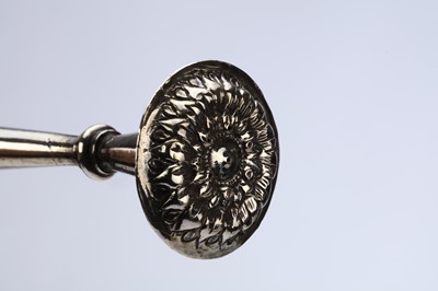 Lot 252 - A MOGHUL NORTH INDIAN, SILVER ROSEWATER...