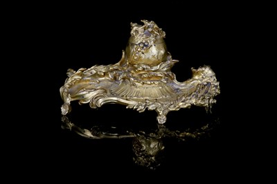 Lot 140 - A 19TH CENTURY FRENCH LOUIS XV STYLE GILT...