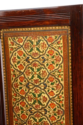 Lot 275 - A LARGE NORTH INDIAN KASHMIRI WOOD AND...