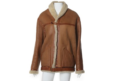 Lot 261 - Vintage Mulberry shearling jacket, tan leather...
