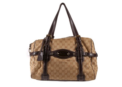 Lot 320 - Gucci 85th Anniversary Boston handbag, limited...