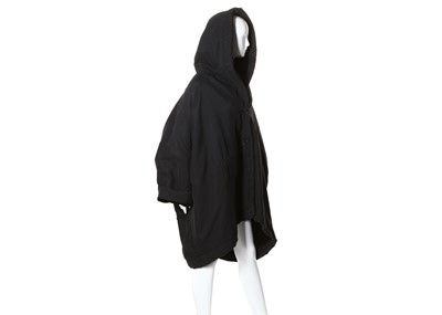Lot 480 - Romeo Gigli black cocoon coat, 1990s, dramatic...