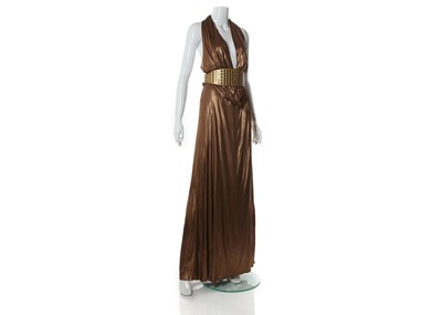 Lot 621 - Tom Ford for Gucci metallic bronze gown, late...