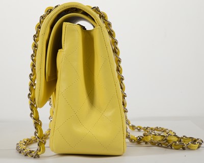 Lot 281 - Chanel bright yellow Jumbo Classic Flap,...