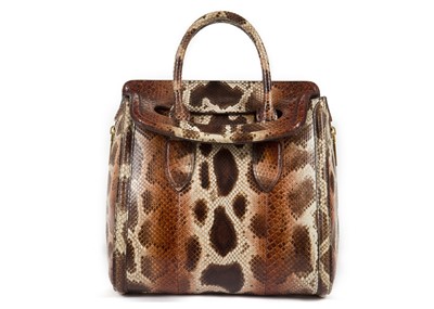 Lot 207 - Alexander McQueen python skin Heroine handbag,...