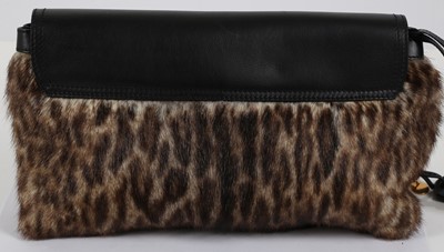 Lot 568 - Alexander McQueen Heroine Day clutch, leopard...