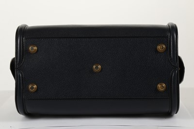 Lot 410 - Alexander McQueen navy Heroine Bowling bag,...