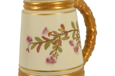 Lot 159 - TWO ROYAL WORCESTER AESTHETIC MOVEMENT...