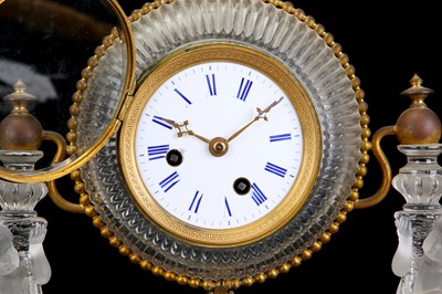 Lot 234 - A LATE 19TH CENTURY FROSTED AND CLEAR GLASS...