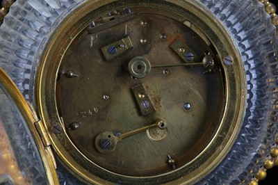 Lot 234 - A LATE 19TH CENTURY FROSTED AND CLEAR GLASS...