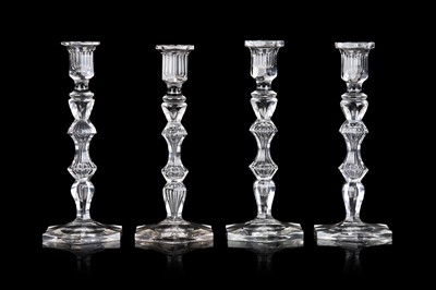 Lot 238 - A SET OF FOUR EARLY 20TH CENTURY FRENCH CUT...