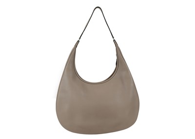 Lot 458 - Hermes taupe Clemence leather Goa hobo bag, c....