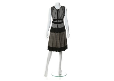Lot 501 - Jean Paul Gaultier black and white dress,...