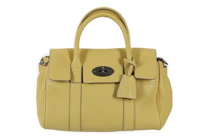 Lot 276 - Mulberry pale yellow small Bayswater, silver...