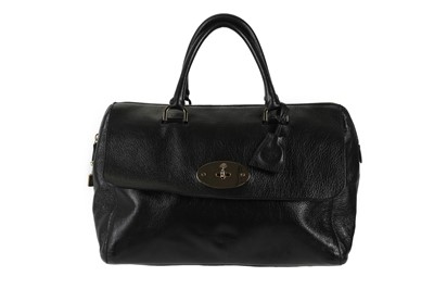 Lot 452 - Mulberry black leather Del Ray tote, gold tone...