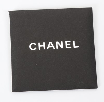 Lot 542 - Chanel black Timeless CC cosmetic pouch,...