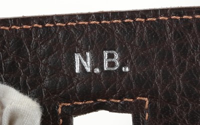 Lot 208 - Hermes Nicotine/Cocao Buffle Skipper Birkin 35,...