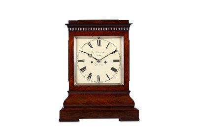 Lot 275 - A MID 19TH CENTURY ENGLISH ROSEWOOD FUSEE...
