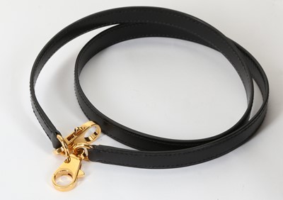 Lot 453 - Hermes black Kelly Sellier 35, c.1995, box...