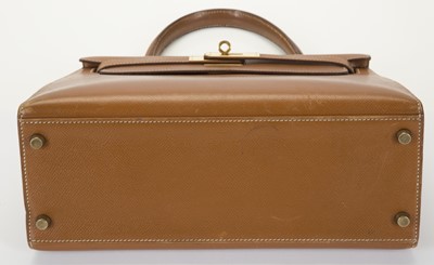 Lot 282 - Hermes gold Epsom Kelly Sellier 28, c.1989...
