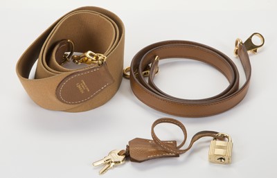 Lot 282 - Hermes gold Epsom Kelly Sellier 28, c.1989...