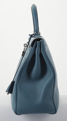 Lot 382 - Hermes Blue Jean Swift Kelly Retourne 36,...