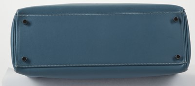 Lot 382 - Hermes Blue Jean Swift Kelly Retourne 36,...