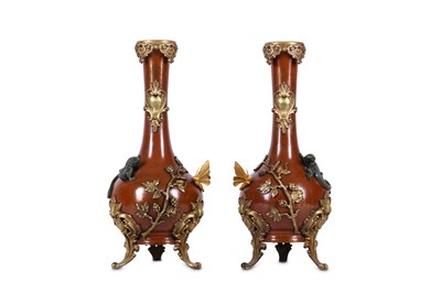 Lot 161 - A PAIR OF LATE 19TH CENTURY FRENCH 'JAPONISME'...