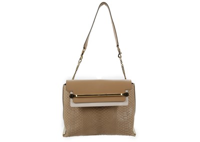 Lot 272 - Chloe Clare python and leather handbag, Resort...