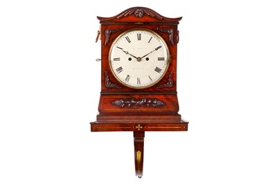 Lot 274 - A REGENCY MAHOGANY AND BRASS MOUNTED FUSEE...