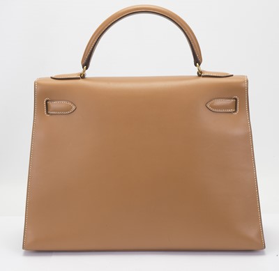 Lot 286 - Hermes Natural Chamonix Kelly Sellier 32,...