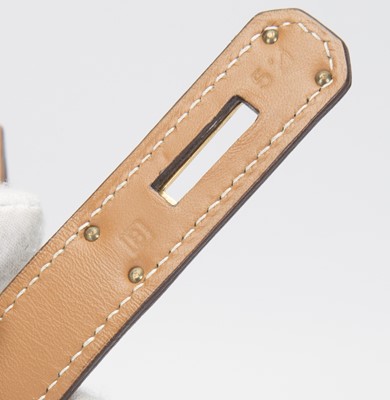 Lot 286 - Hermes Natural Chamonix Kelly Sellier 32,...