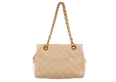 Lot 274 - Chanel beige Petite Timeless Tote, c.2011,...