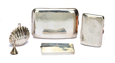 Lot 162 - A mixed group mixed group of antique sterling...