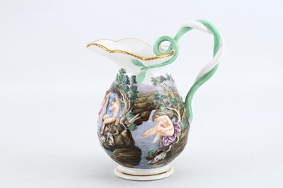 Lot 227 - A CAPODIMONTE STYLE PORCELAIN CABARET SERVICE,...