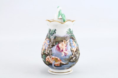 Lot 227 - A CAPODIMONTE STYLE PORCELAIN CABARET SERVICE,...