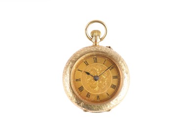 Lot 35 - A CONTINENTAL 9K GOLD FOB WATCH. Date: Import...