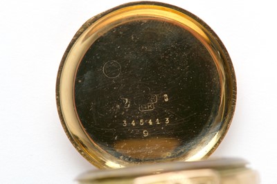 Lot 50 - A 14K YELLOW GOLD TRANSITIONAL FOB/WRISTWATCH....