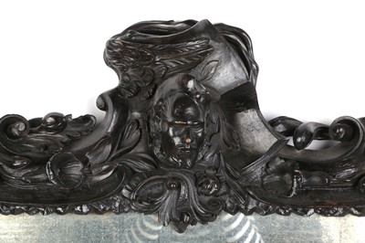 Lot 103 - A LARGE MID 19TH CENTURY VENETIAN CARVED AND...