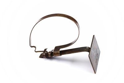 Lot 62 - ROLEX. A 1950'S BRASS WATCH DISPLAY STAND....