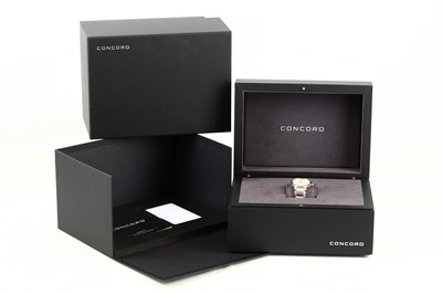 Lot 76 - CONCORD. A LADIES STAINLESS STEEL QUARTZ...