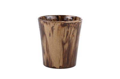 Lot 219 - A RARE COPELAND AGATEWARE POTTERY BEAKER,...