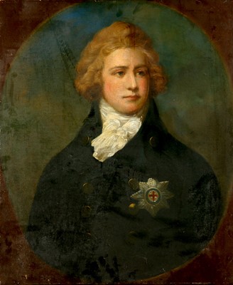 Lot 73 - FOLLOWER OF JOHN RUSSELL Portrait of George IV...