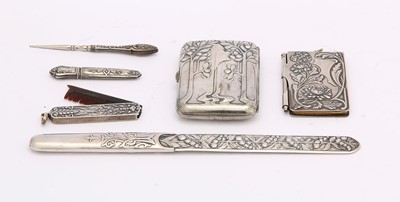 Lot 185 - A mixed group of late 19th/early 20th century...