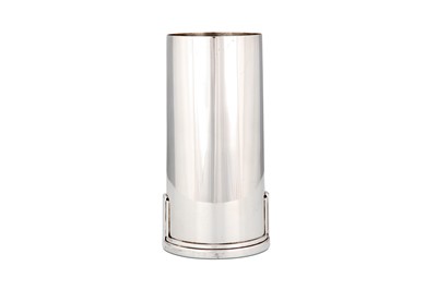 Lot 288b - A sterling standard silver cocktail stick vase,...