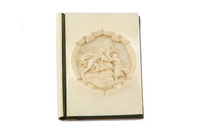 Lot 51 - A Victorian ivory wallet, circa 1870 Of...