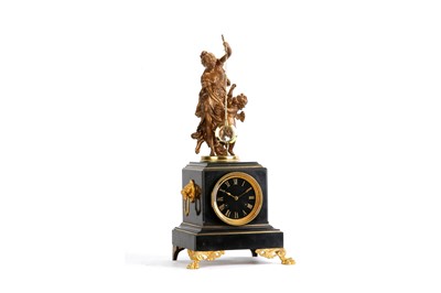 Lot 215 - A LATE 19TH CENTURY GILT METAL AND BLACK...